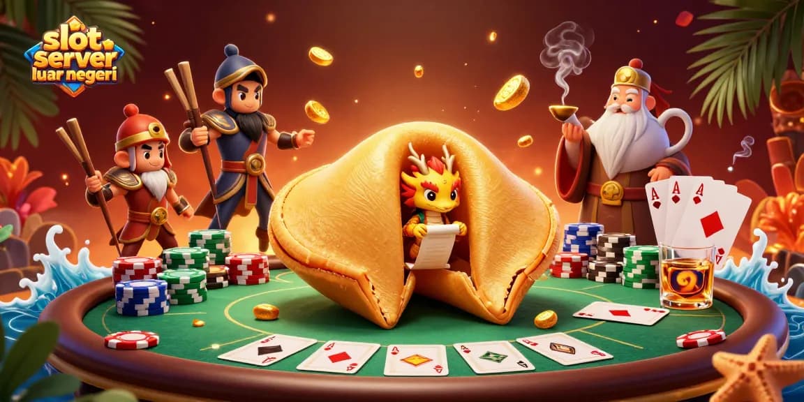 Experience thrilling wins with slot server luar negeri in this dynamic 3D casino scene.