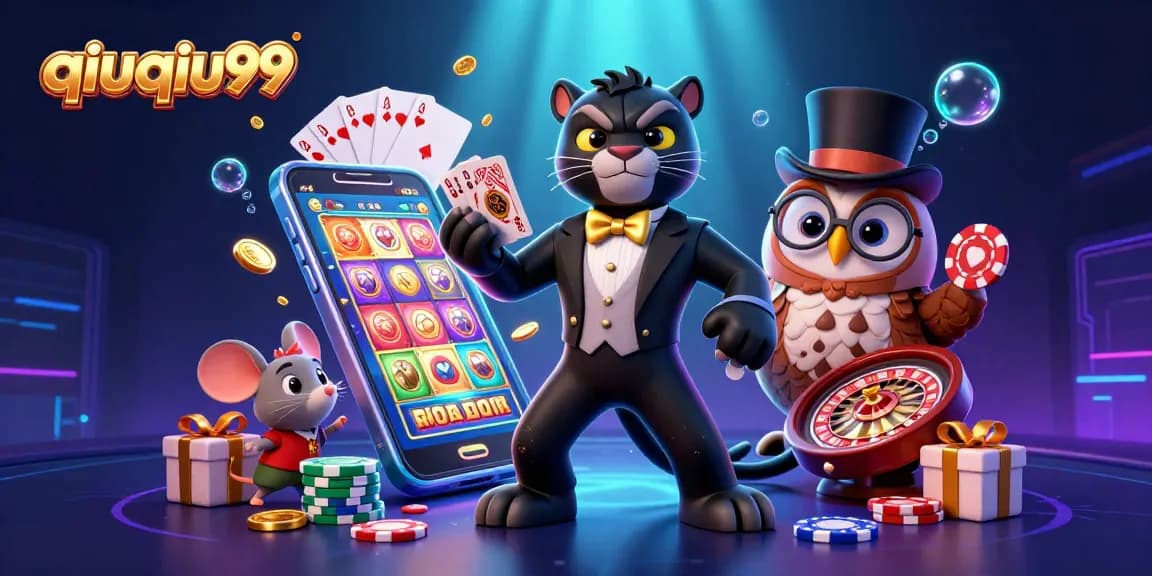 Experience thrilling gameplay with qiuqiu99, featuring dynamic characters and engaging casino elements.