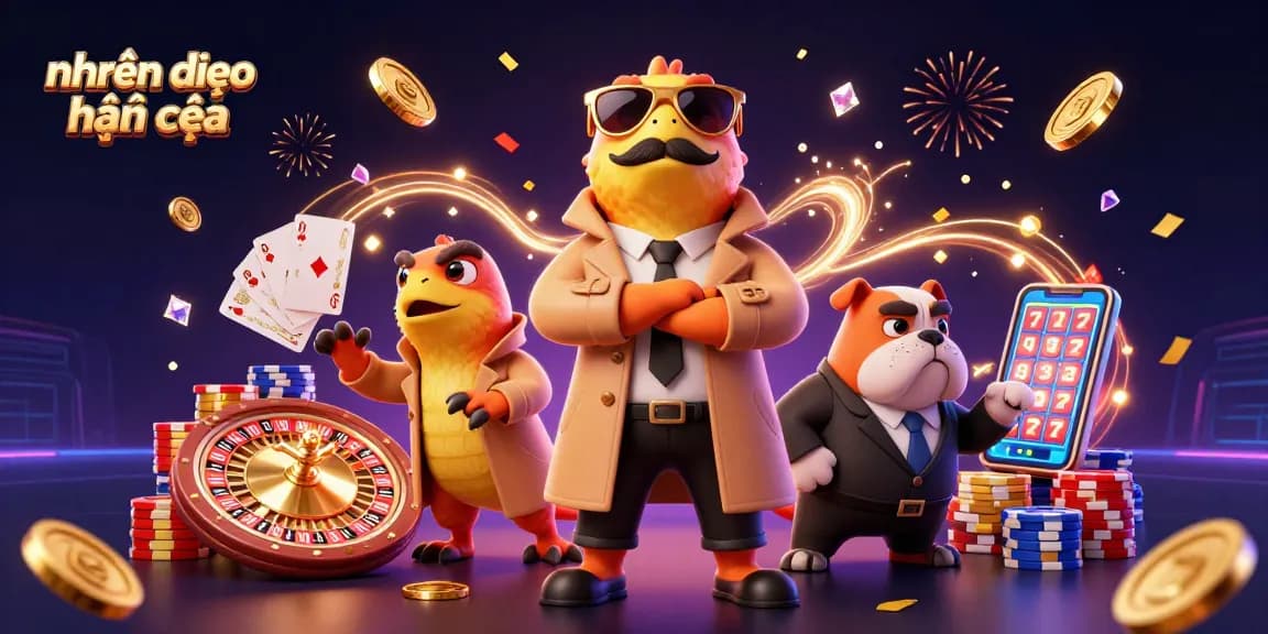 Engage in strategic betting with nhận định kèo nhà cái, featuring raptors in a casino scene.