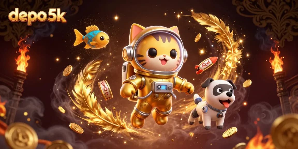 Experience the thrill of depo 5k slots with vibrant gaming elements and dynamic characters.