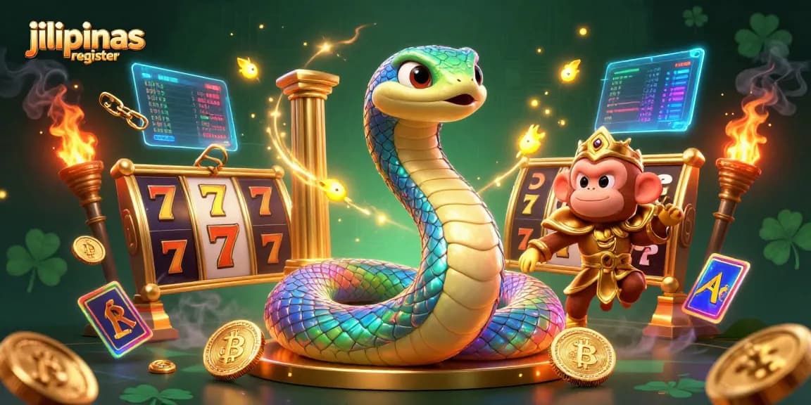 Experience the excitement of jilipinas register with this vibrant 3D casino scene, featuring dynamic slot and crypto elements.