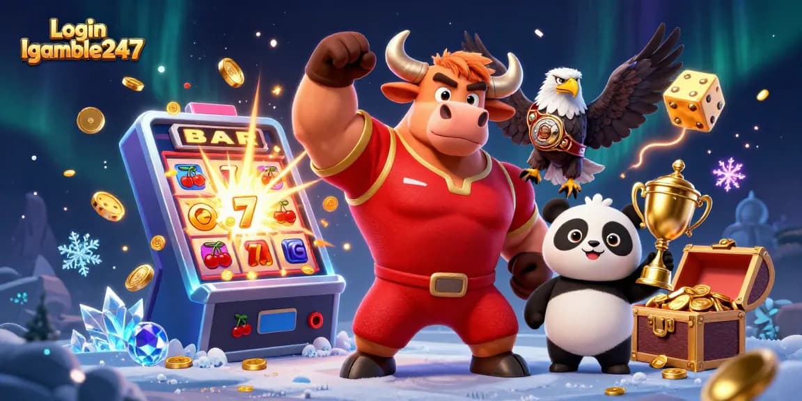 Win big at the online casino with Login Igamble247; enjoy excitement with characters and jackpot visuals.