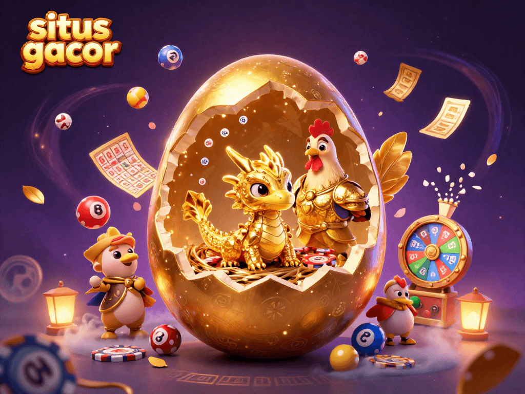 Mulailah petualangan di situs gacor dengan naga emas dan chip poker berkilau