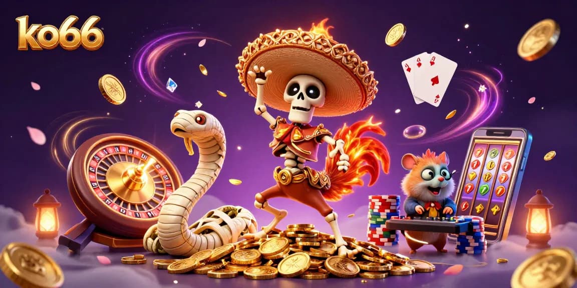 Spin and win with ko66's exciting games in a vibrant casino atmosphere full of treasures.
