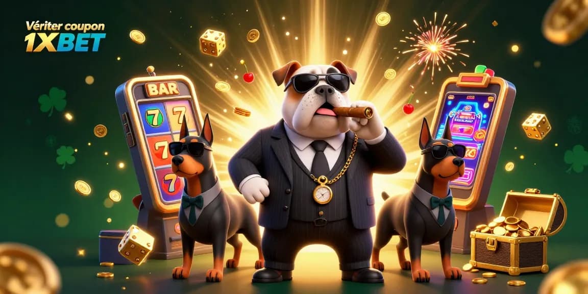 Vérifier coupon 1xbet rapidement avec ce visuel dynamique de jeu de casino.