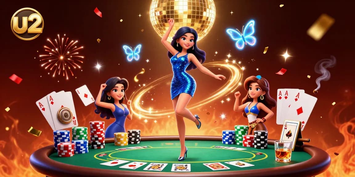 Experience thrilling gaming action at U2 Casino, featuring vibrant visuals and poker excitement.