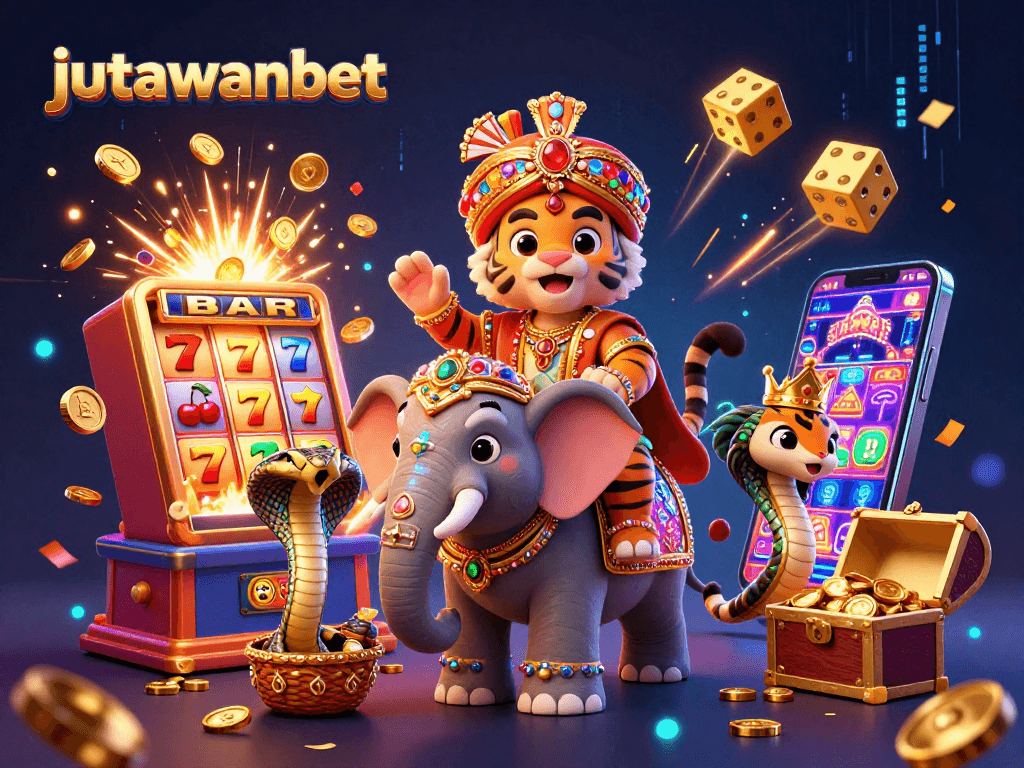 Engage with the thrilling world of jutawanbet featuring vibrant 3D casino elements and unique characters.