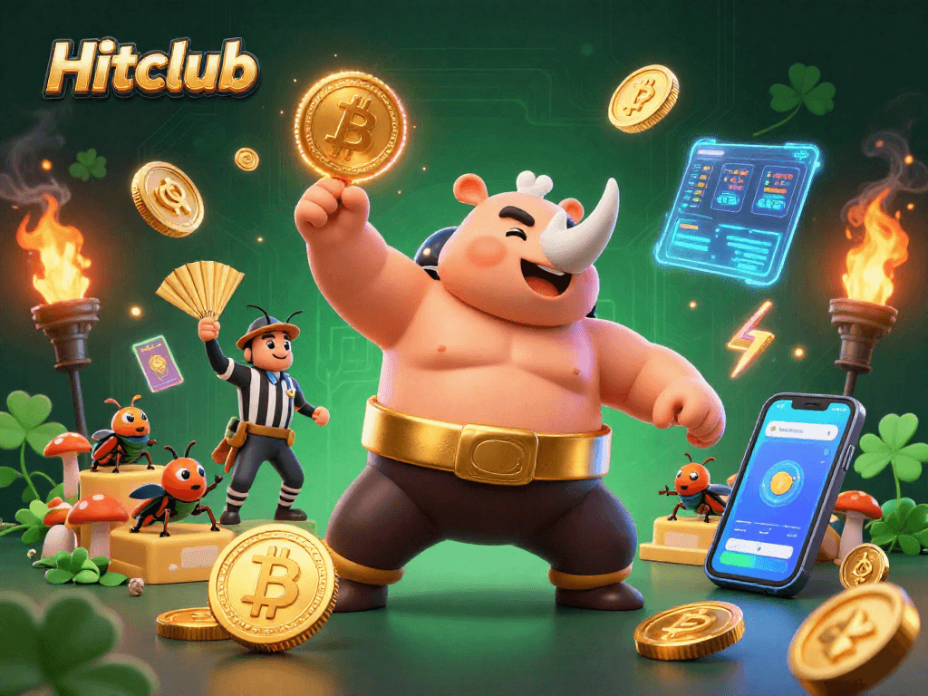 Stomp into winning with Hitclub's dynamic gambling scene showcasing engaging crypto elements!