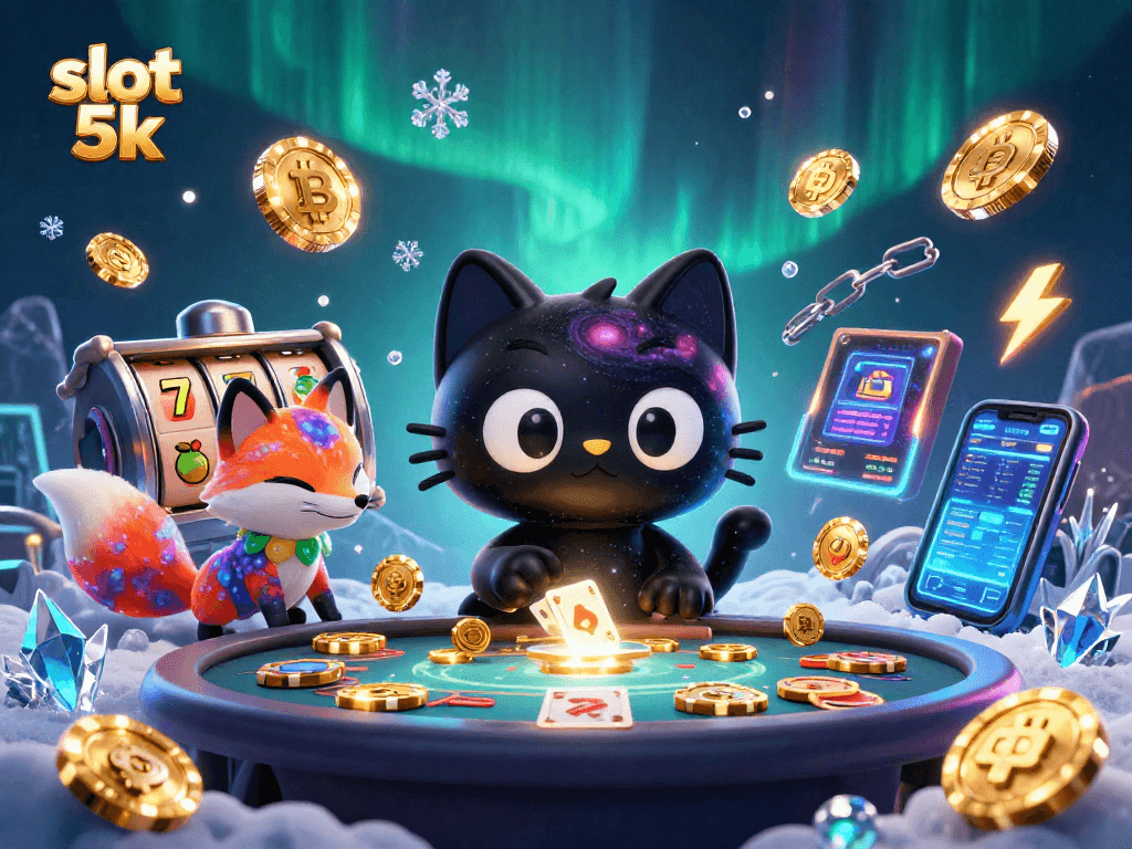 Menggandakan cuan slot 5k dengan simbol jackpot di kasino digital yang berwarna-warni