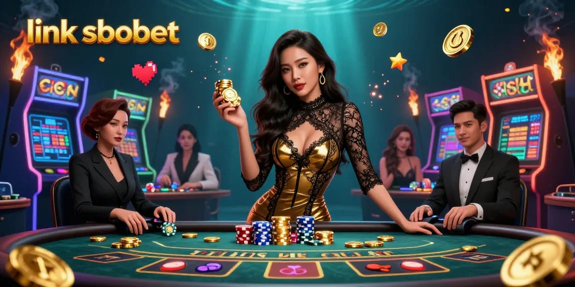 Place your bets on link sbobet at an exclusive baccarat table with high stakes.