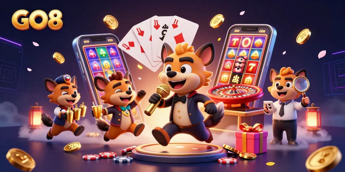 Join the fun at GO8, where hyenas bring laughter and excitement to casino gaming!