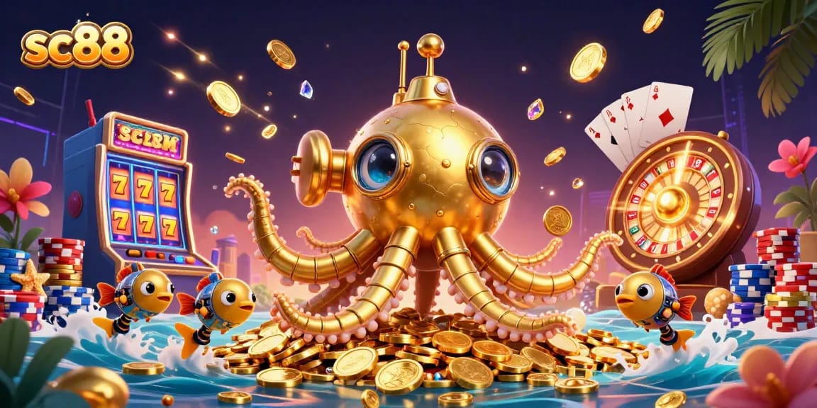Engage in thrilling games at SC88 with dazzling slots and exciting casino elements.