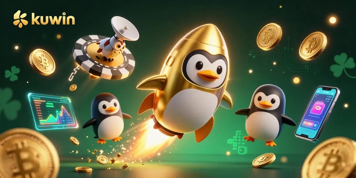 Kuwin's dynamic casino adventure with a golden penguin and cryptocurrencies ignites excitement in gaming!