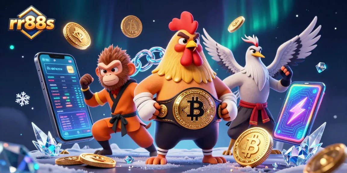 Engage in thrilling gameplay with rr88s as a fierce Muay Thai rooster and Shaolin monkey dominate the arena.