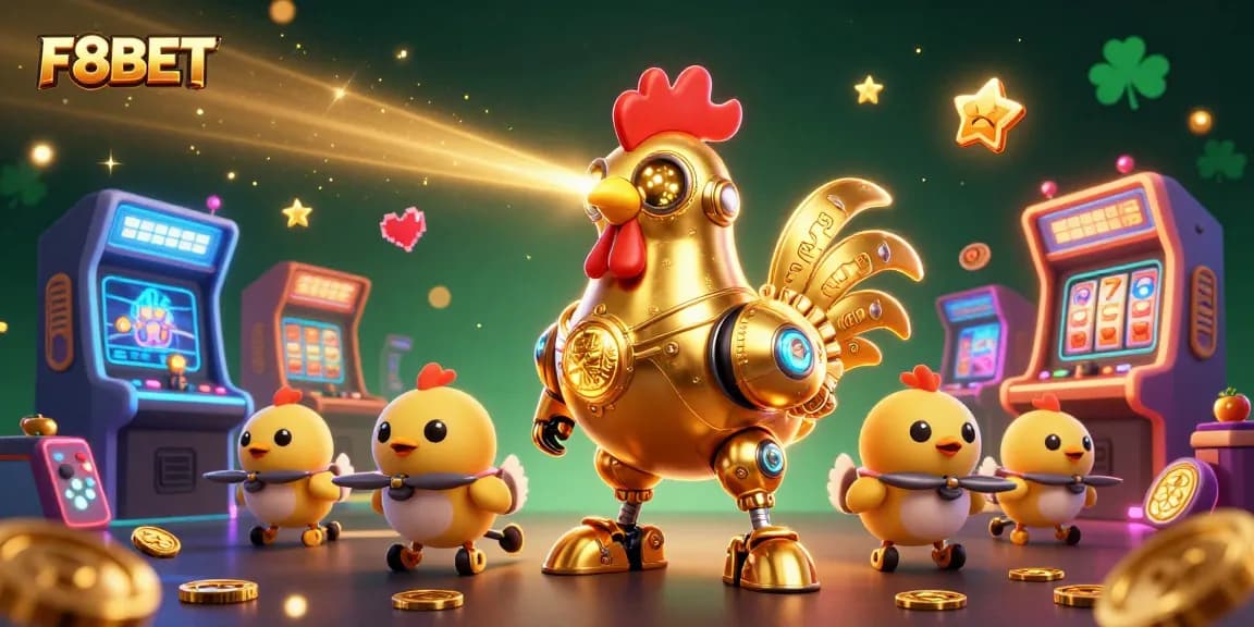 Engage with F8BET's dynamic casino gaming experience featuring vibrant characters and elements.