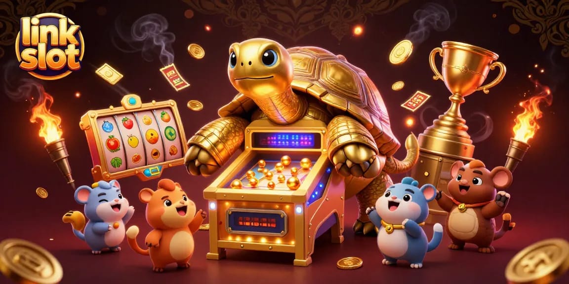 Menangkan pengalaman bermain di link slot dengan simbol slot berkilau dan rol kemenangan.