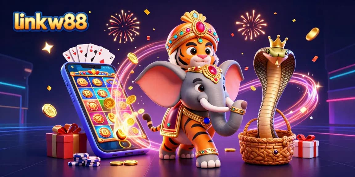 Khi tham gia link w88, người chơi được chiêm ngưỡng hình ảnh mãnh hổ Ấn Độ cùng các trò chơi sòng bạc sống động.
