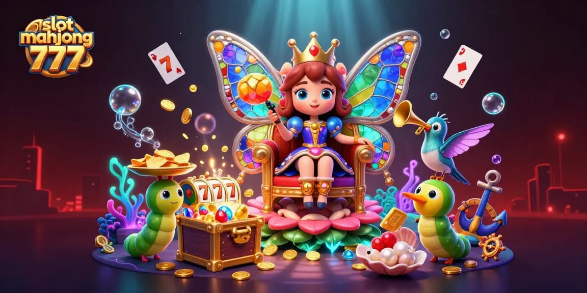 Experience winning excitement with slot mahjong 777 in a vibrant casino scene featuring dazzling characters and rewards.