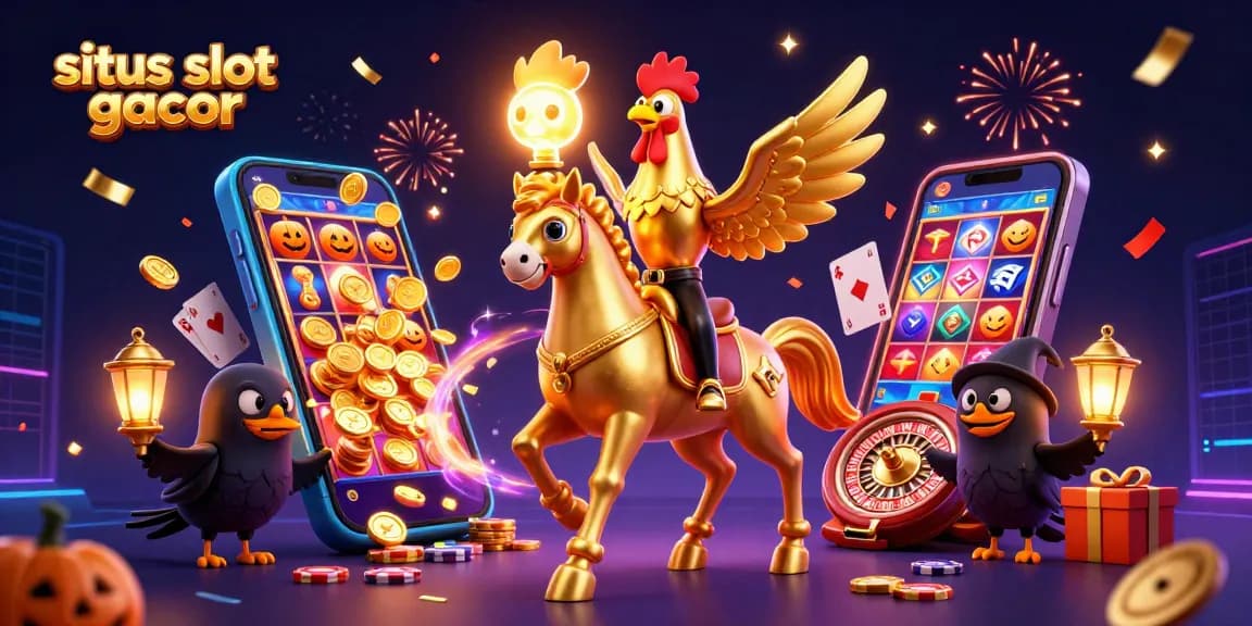 Experience thrilling gameplay with situs slot gacor featuring a dynamic casino scene.
