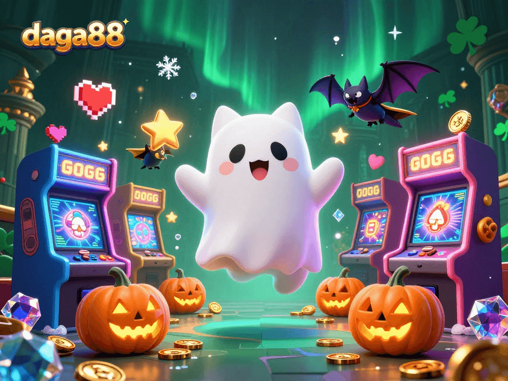 daga88 offers thrilling ghostly slots action where floating characters enhance gaming excitement.
