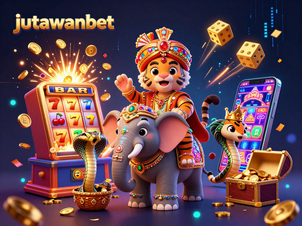 Engage with the thrilling world of jutawanbet featuring vibrant 3D casino elements and unique characters.