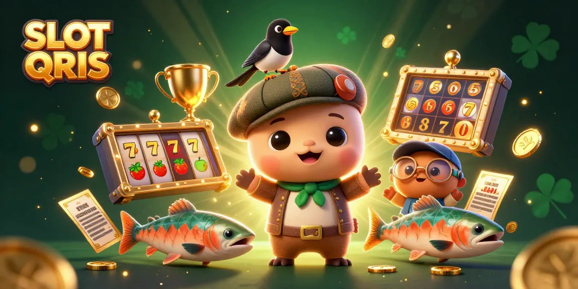 Spin the reels with SLOT QRIS as cute Nessie and friends bring a playful energy to online gaming.