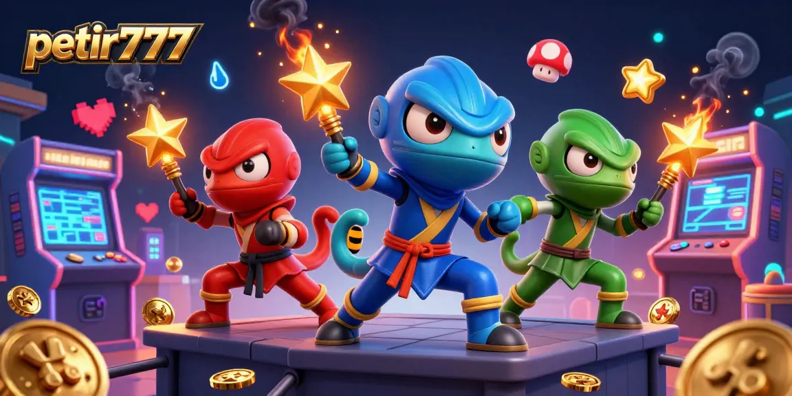 Experience thrilling gameplay with petir777 as ninja chameleons bring gaming excitement alive.