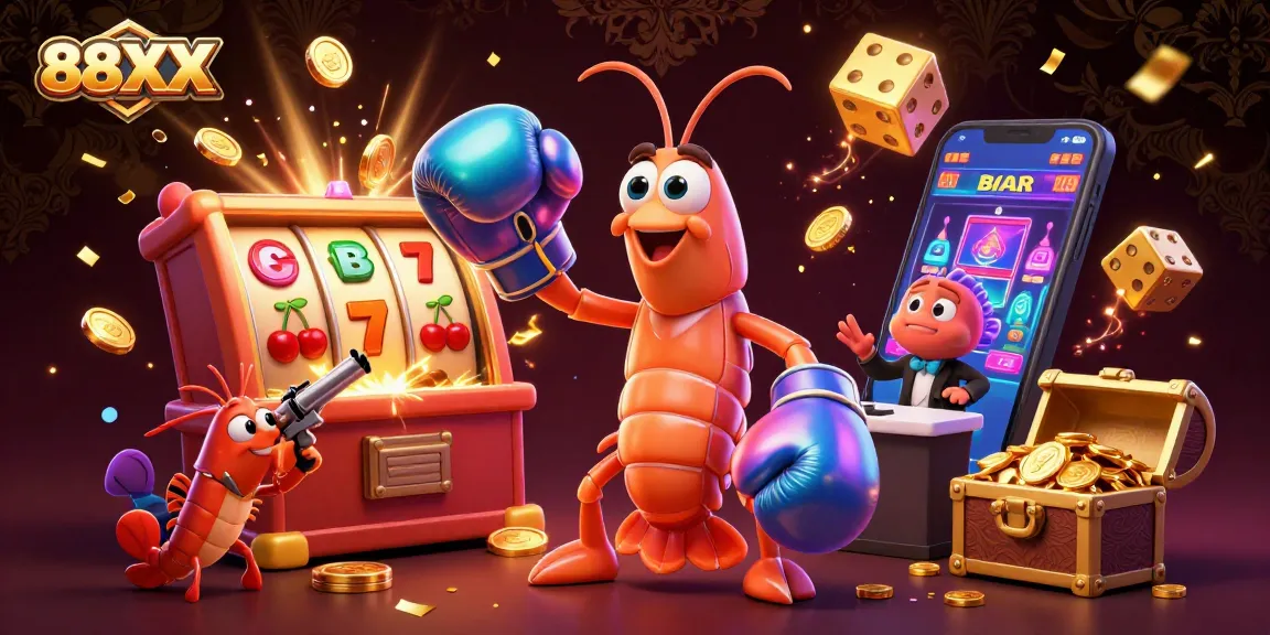 Experience thrilling wins at 88XX with vibrant slots, lively characters, and explosive jackpots.