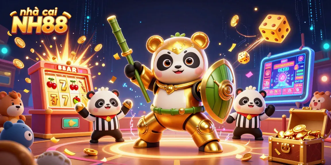 Experience thrilling gameplay at nhà cái NH88 with vibrant animated casino elements and dynamic characters.