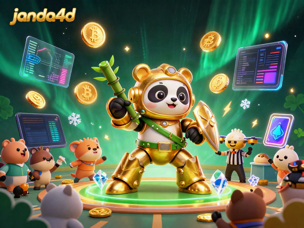 Rasakan keseruan di janda4d dengan panda emas dan robot bertarung yang mengesankan.
