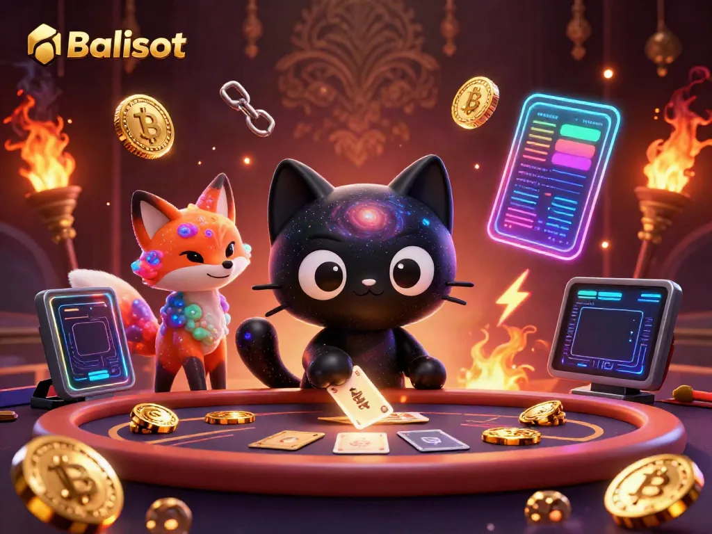 Experience Balislot's cosmic casino with engaging characters and stunning digital elements.