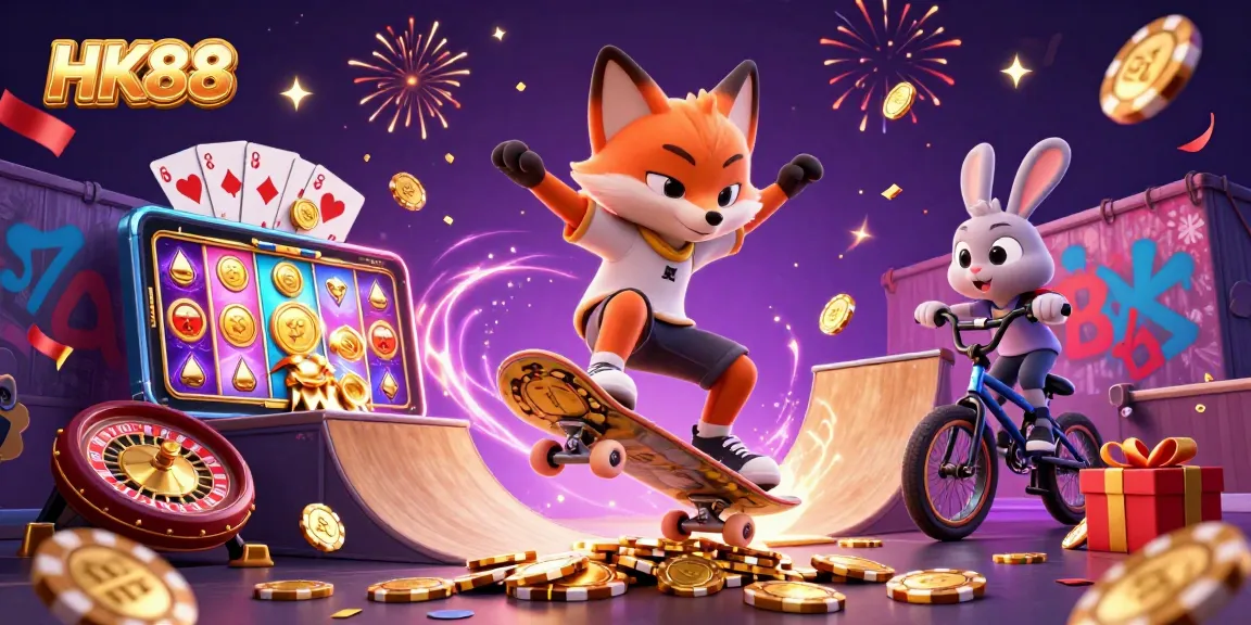Experience HK88's vibrant gaming world with captivating characters and exhilarating casino excitement.