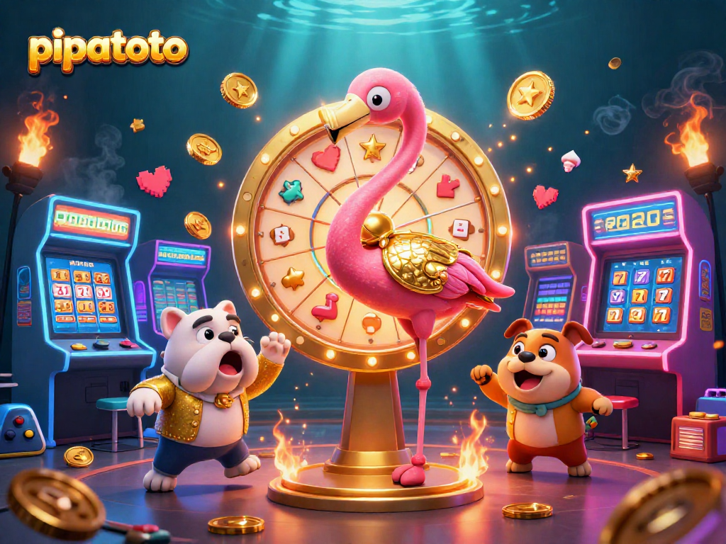 Experience the thrill of pipatoto as characters celebrate huge wins in a vibrant casino scene.