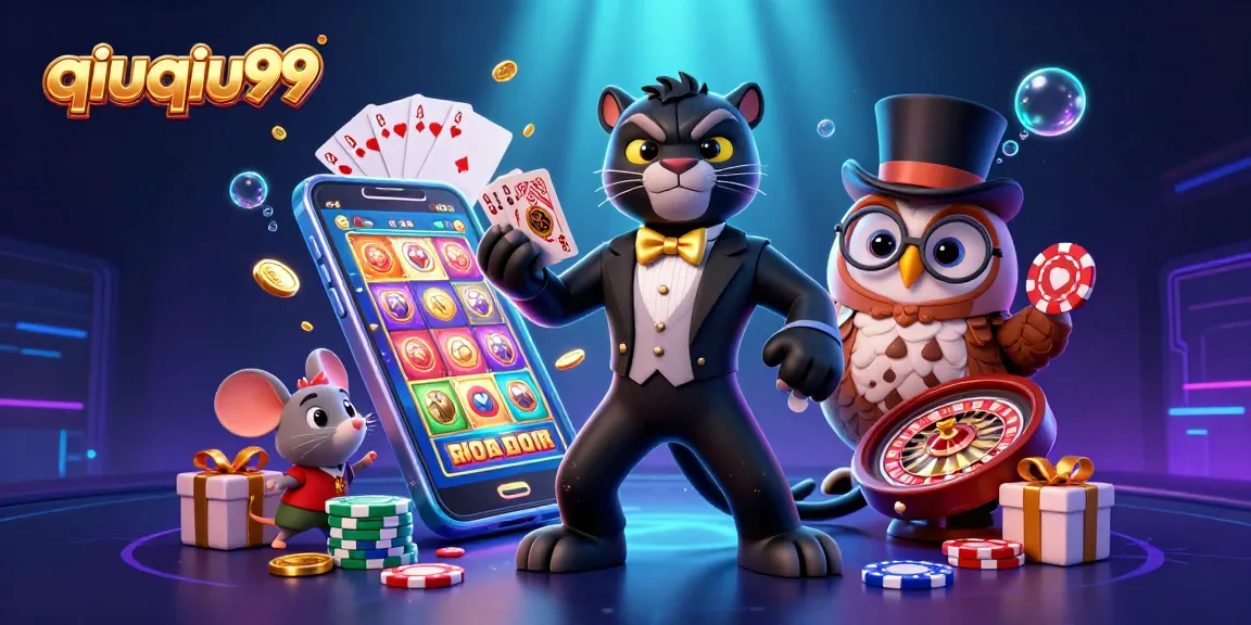 Experience thrilling gameplay with qiuqiu99, featuring dynamic characters and engaging casino elements.