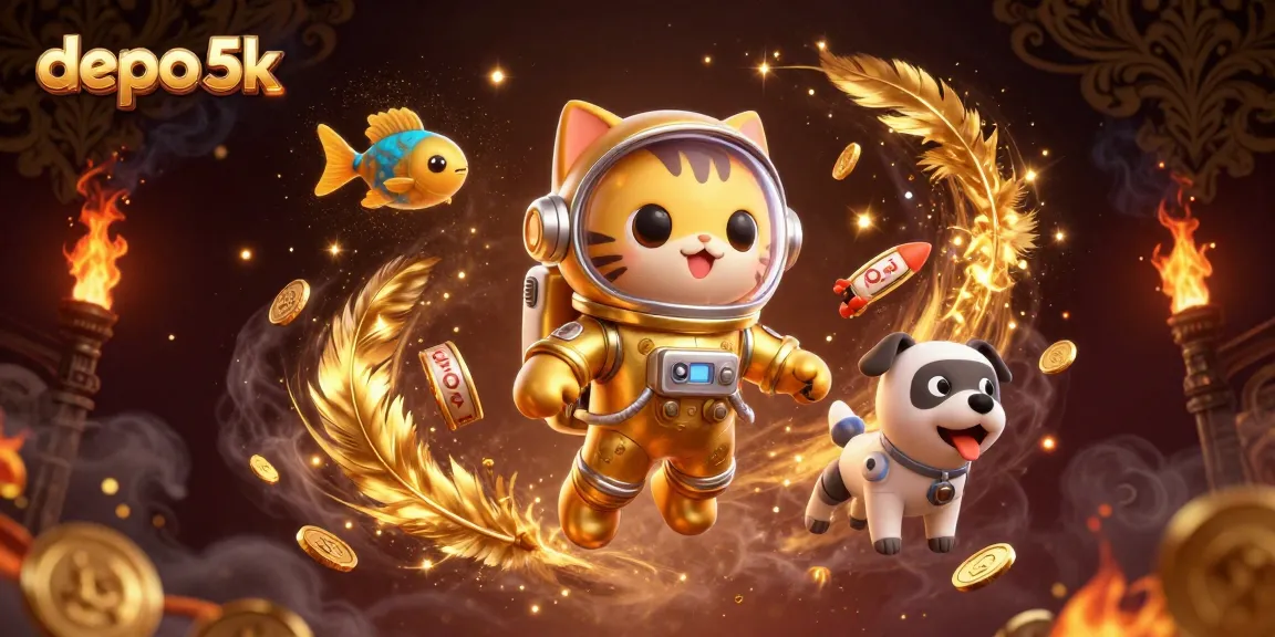 Experience the thrill of depo 5k slots with vibrant gaming elements and dynamic characters.
