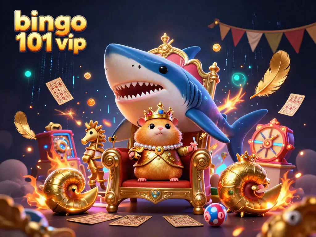 Experience the excitement of bingo 101 vip with vibrant characters and dynamic gambling elements in an engaging illustration.