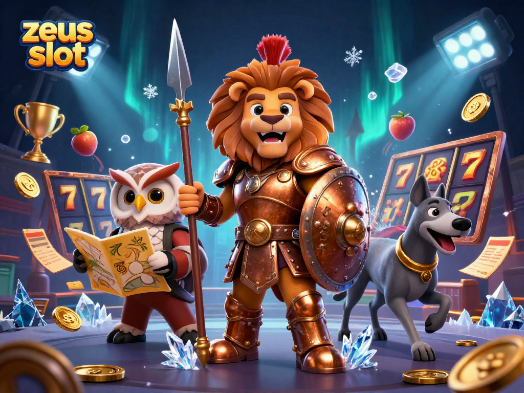 Experience the thrilling zeus slot gameplay with vibrant 3D characters and dynamic elements.