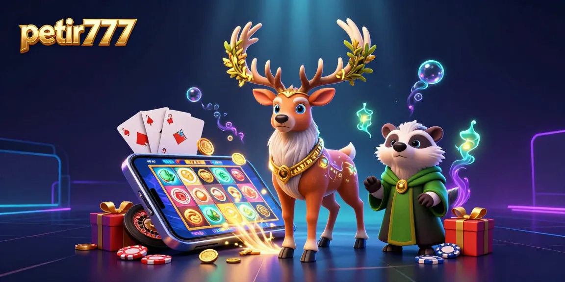 Play exciting slots with petir777 alongside mystical characters and dynamic casino elements.