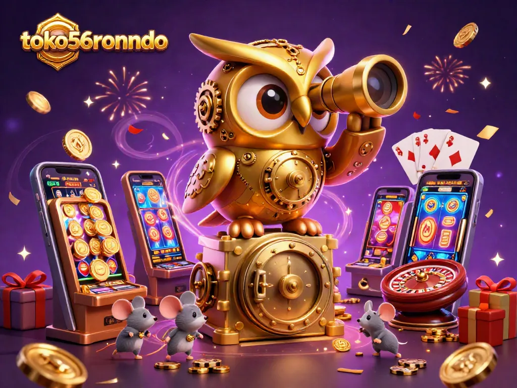 Slot game seru di toko56ronaldo dengan burung hantu dan tikus menggemparkan kasino.